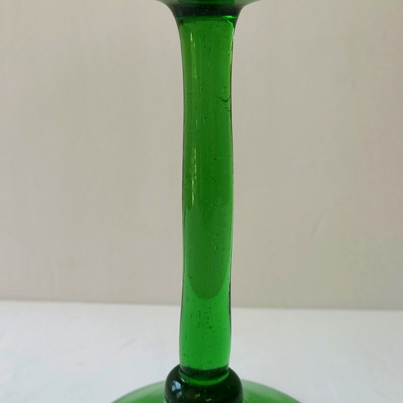 Hand blown recycled glass candle holder - Picture 6 of 6